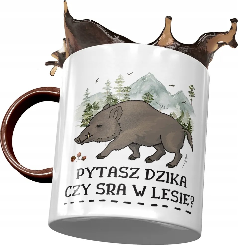 Bögre Bordó Vicces Kérdezed Vad Vagy ? Nyomtatott Fotóval