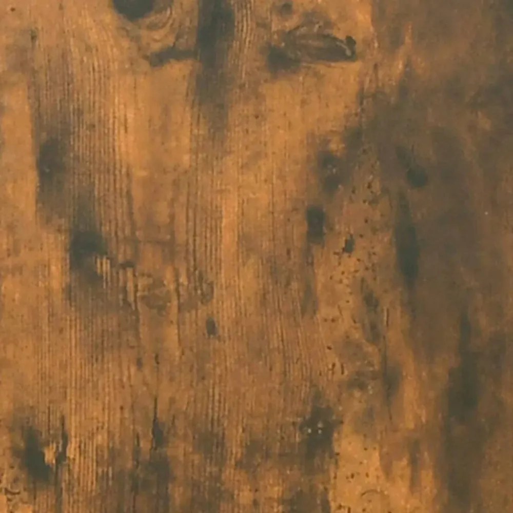 füstös tölgy színű szerelt fa tálalószekrény 80x30x119,5 cm