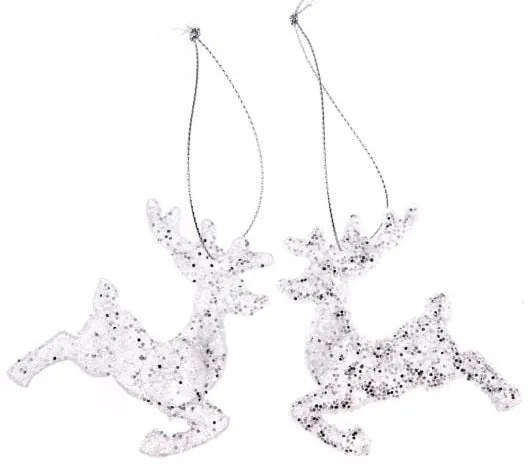 Műanyag karácsonyfadísz készlet 2 db-os 7 cm – Dakls