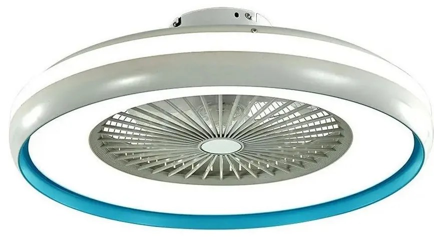 LED Mennyezeti lámpa ventilátorral LED/45W/230V 3000/4000/6500K kék