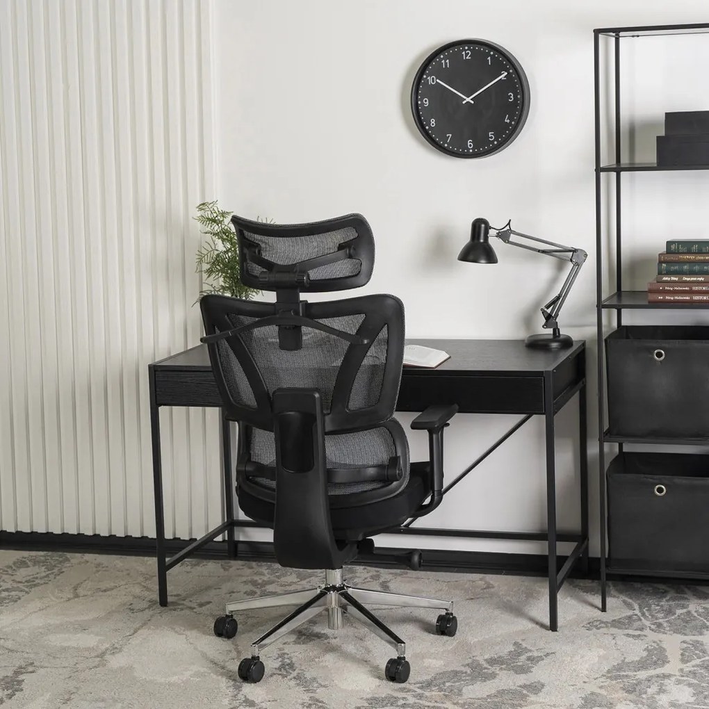 Irodai Forgószék Fekete Színben. DELSIN