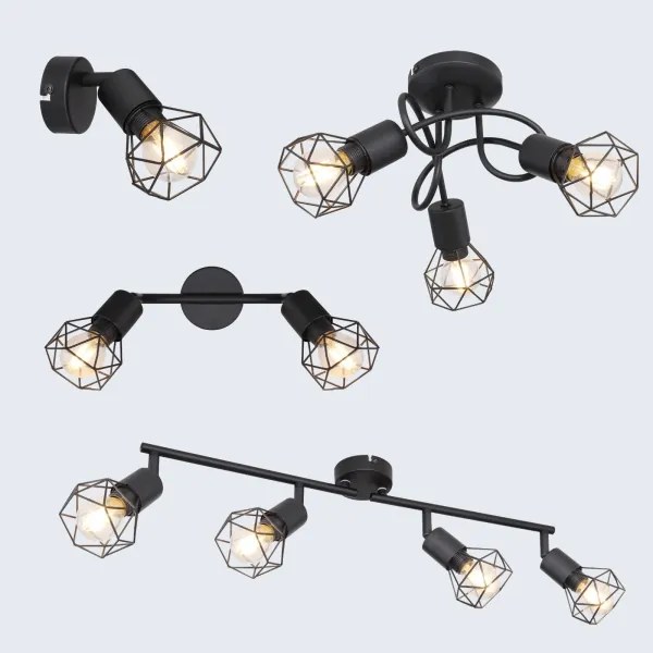 Brilagi - Spotlámpa CAGE 2xE14/40W/230V