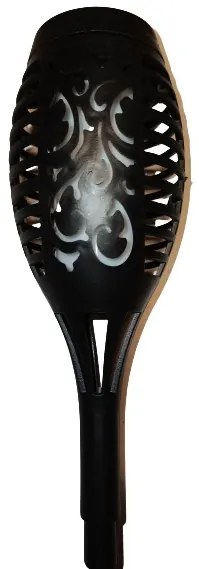 Napelemes Design LED lámpa láng effekttel 51 cm