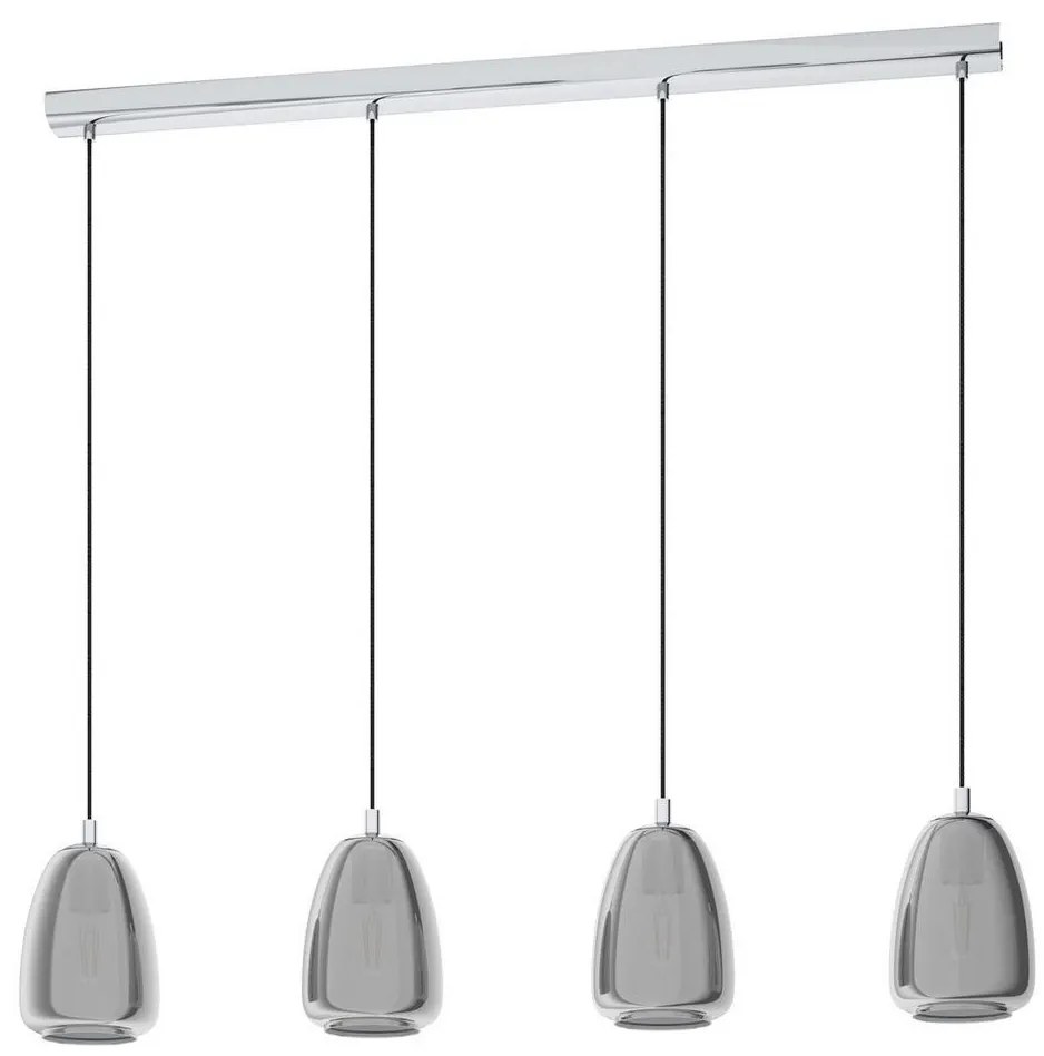 Eglo 98616 - Csillár zsinóron ALOBRASE 4xE27/40W/230V