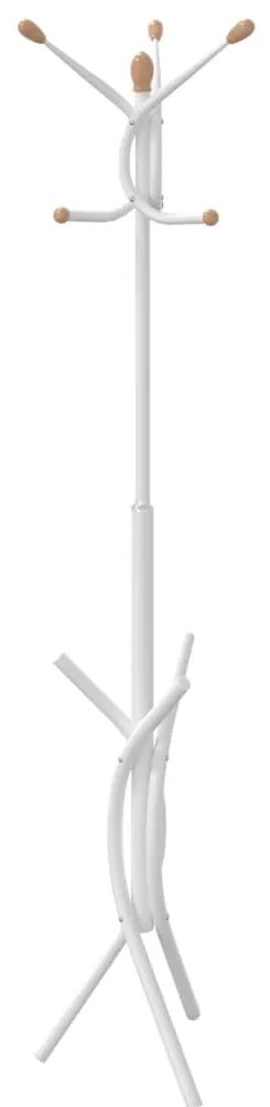 fehér porszórt vas ruhafogas 176 cm