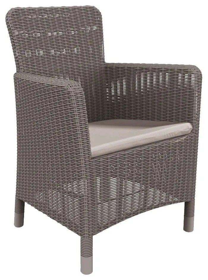 Világosbarna műanyag kerti fotel Trenton – Keter