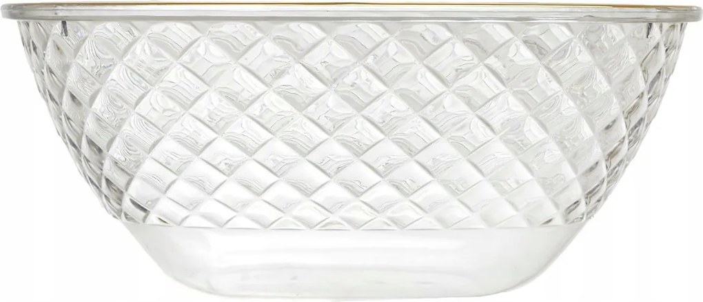 Mirage tál 25,6cm arany műanyag perem