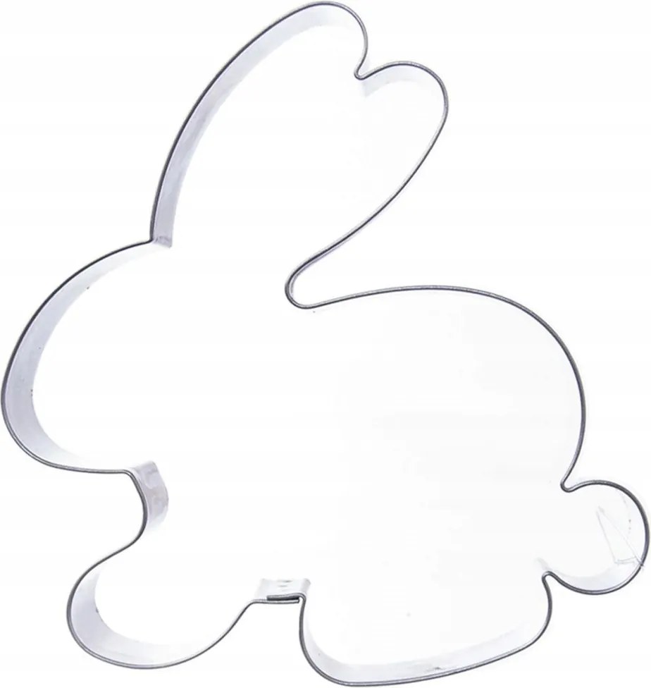 Mézeskalács Lyukasztó Piskóta Acél Nyuszi Forma 10 CM