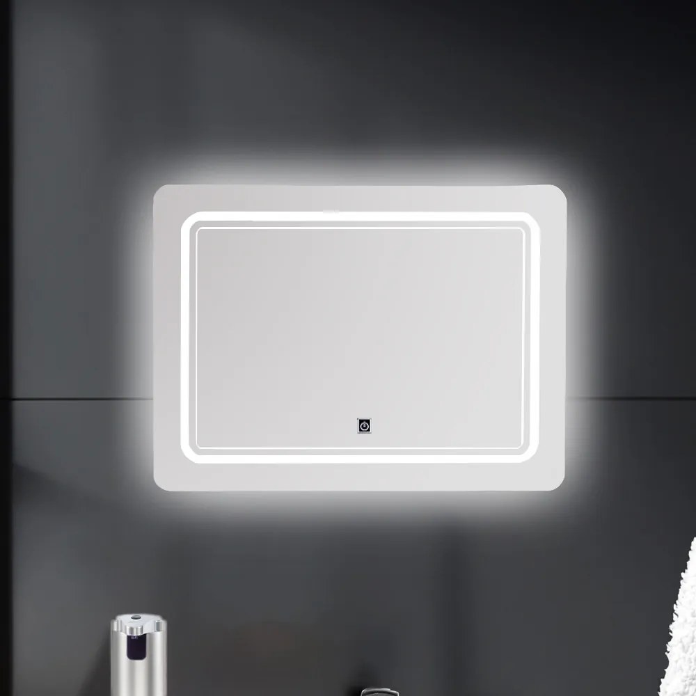 Vid 80 tükör led világítással 80x60 cm