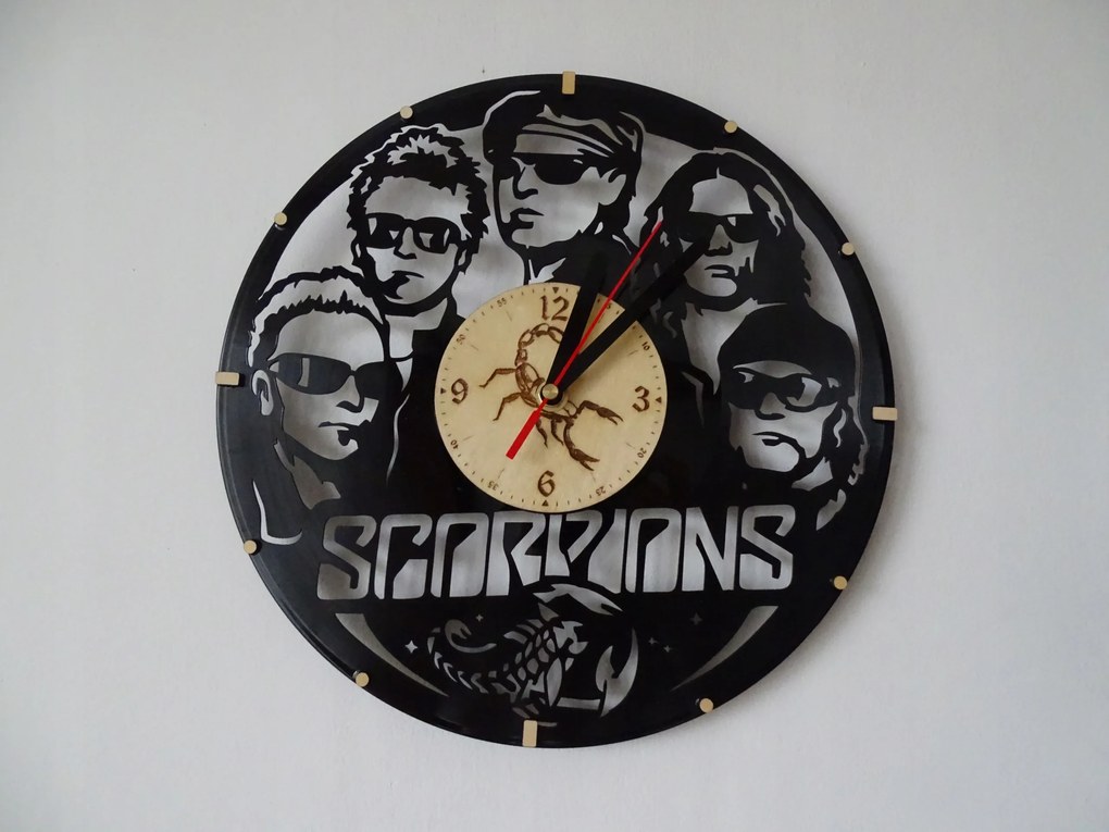 Scorpions bakelit falióra, dekoráció, ajándék