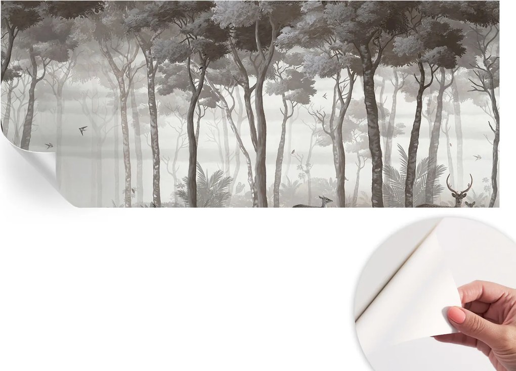 Fotótapéta Fali tapéta Hálószobába és Nappaliba Erdei mágia 250x104 cm