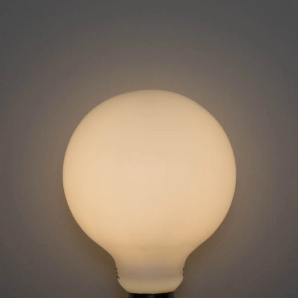 5 db E27 3-lépcsős dimmelhető LED izzó opál üveg G95 4W 450lm 3000K