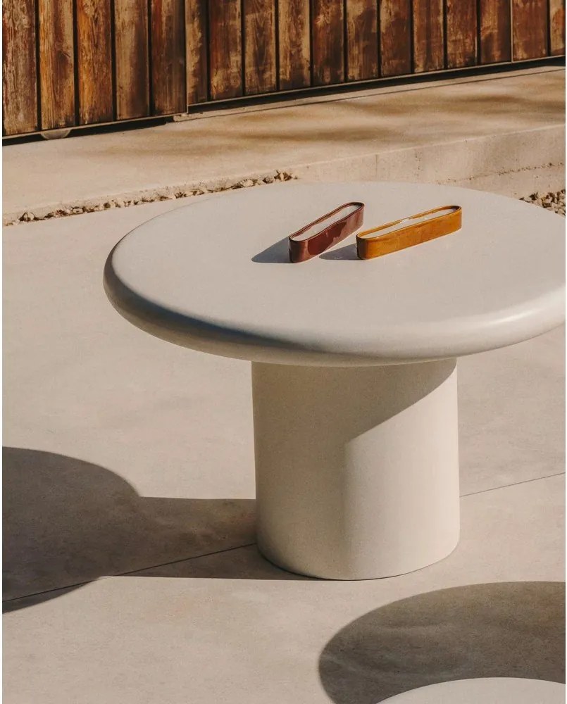 Kerek kerti étkezőasztal ø 90 cm Addaia – Kave Home