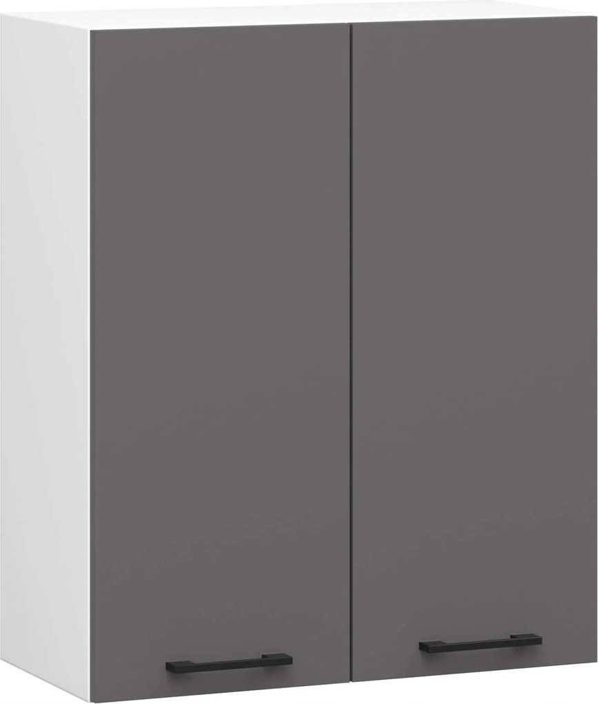 Szekrény Olíva W60 H720 Fehér Grafit Szürke Akd