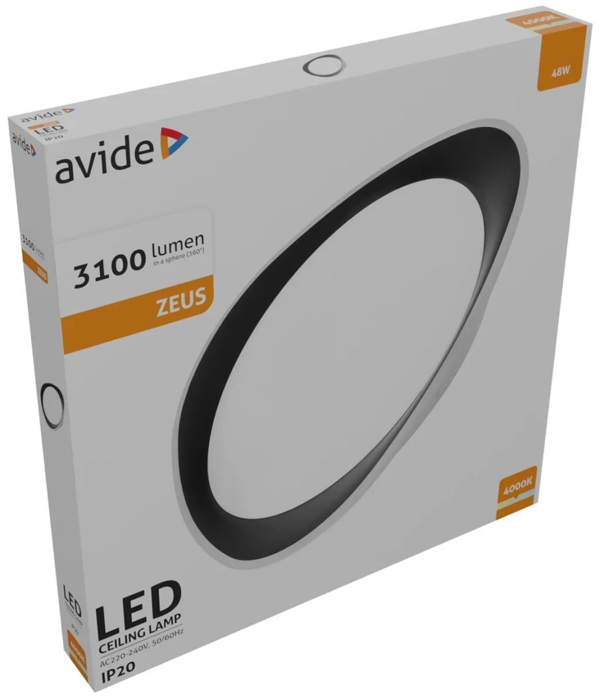 Avide LED Mennyezeti Lámpa Zeus 48W NW 4000K