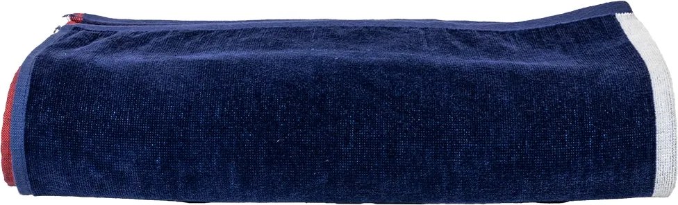 BALATON Strandtörölköző kék-piros 2024 160x86cm