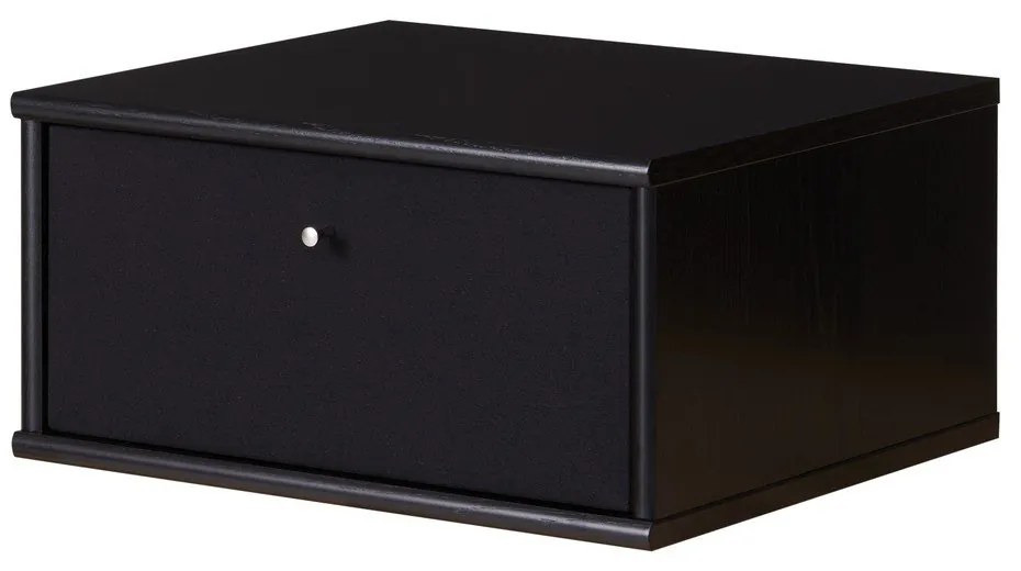 Fekete függő éjjeliszekrény Mistral - Hammel Furniture