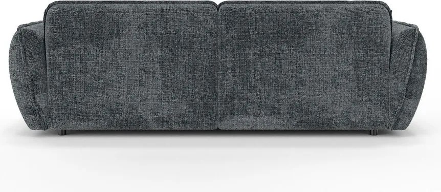 Sötétszürke zsenília sarokkanapé (bal oldali-heverő résszel) Nelia – Ropez