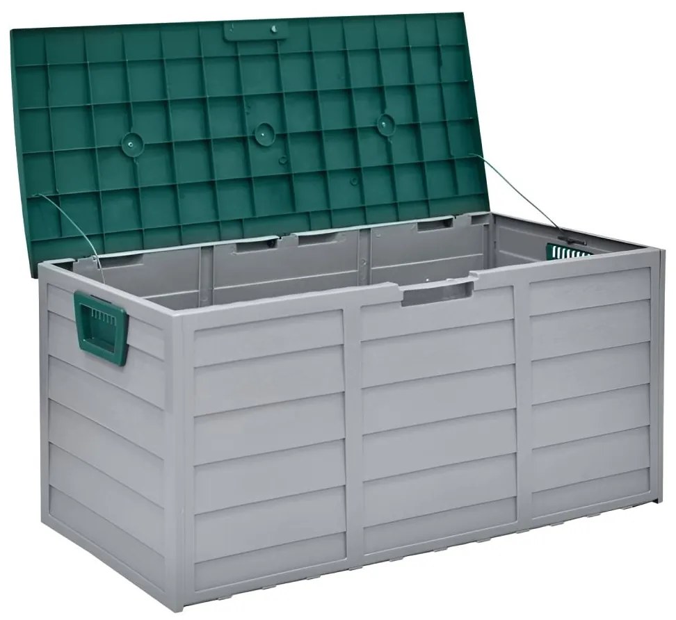 Kerti tároló box Korta (szürke + zöld). 1119444