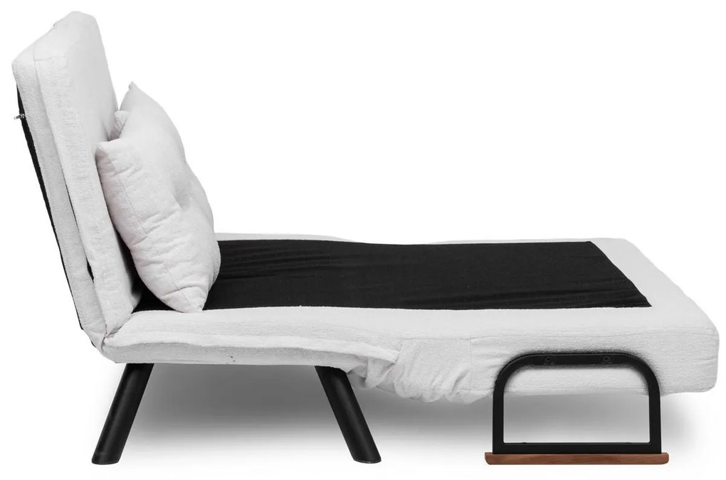 Kanapé futon Sandy (fehér). Akció -22%. 1101768