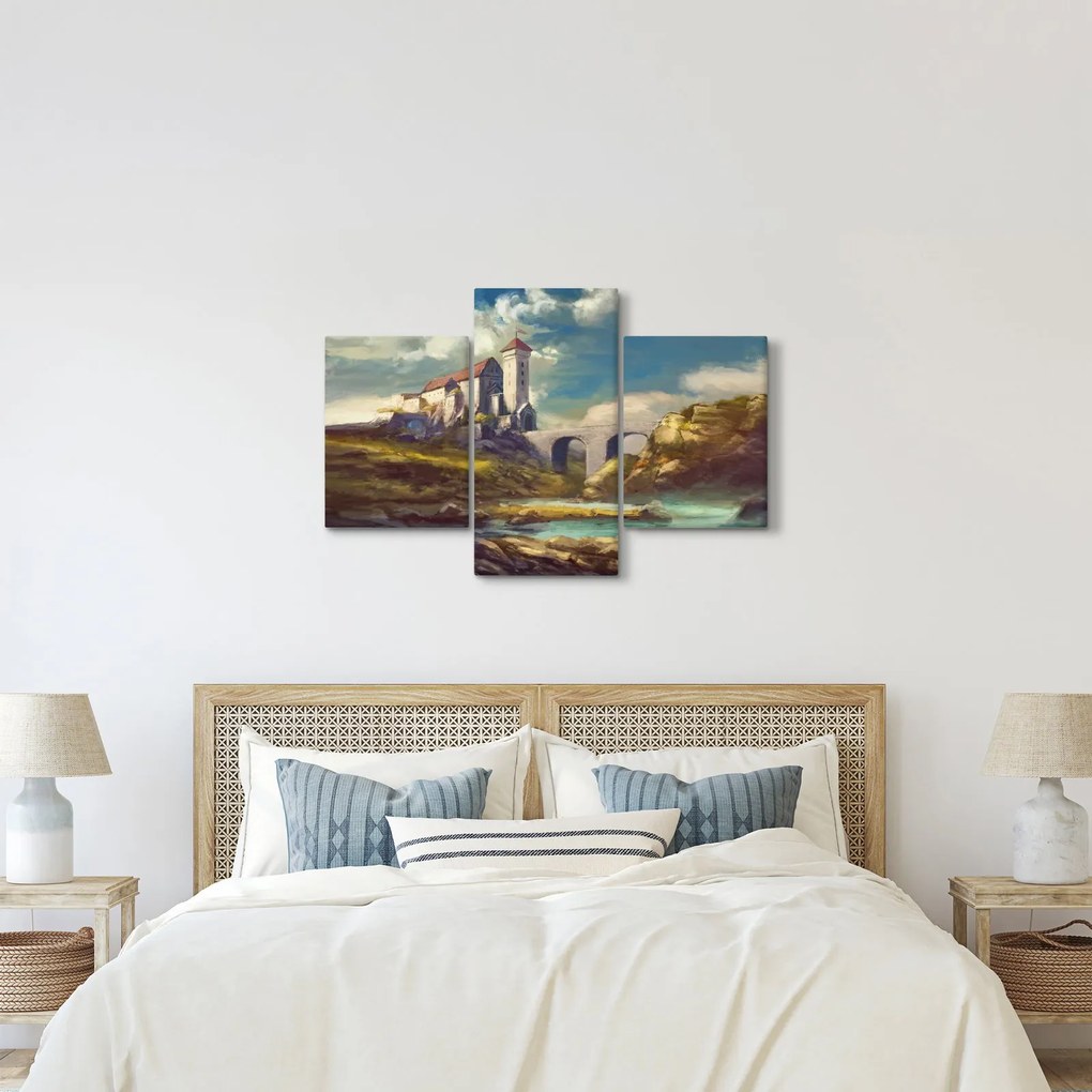 Kép - Középkori vár (90x60 cm)