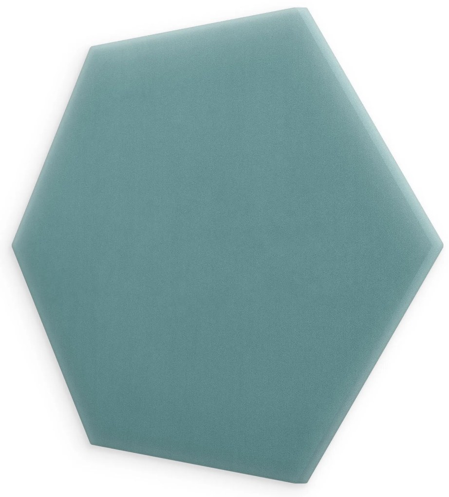 Bársony kárpitozott panel - Hatszög - 26x30cm Szín: Szürke