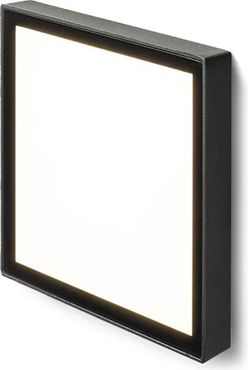 RENDL DEJAVU SQ 14 süllyesztett lámpa fekete 230V LED 6W IP65 3000K