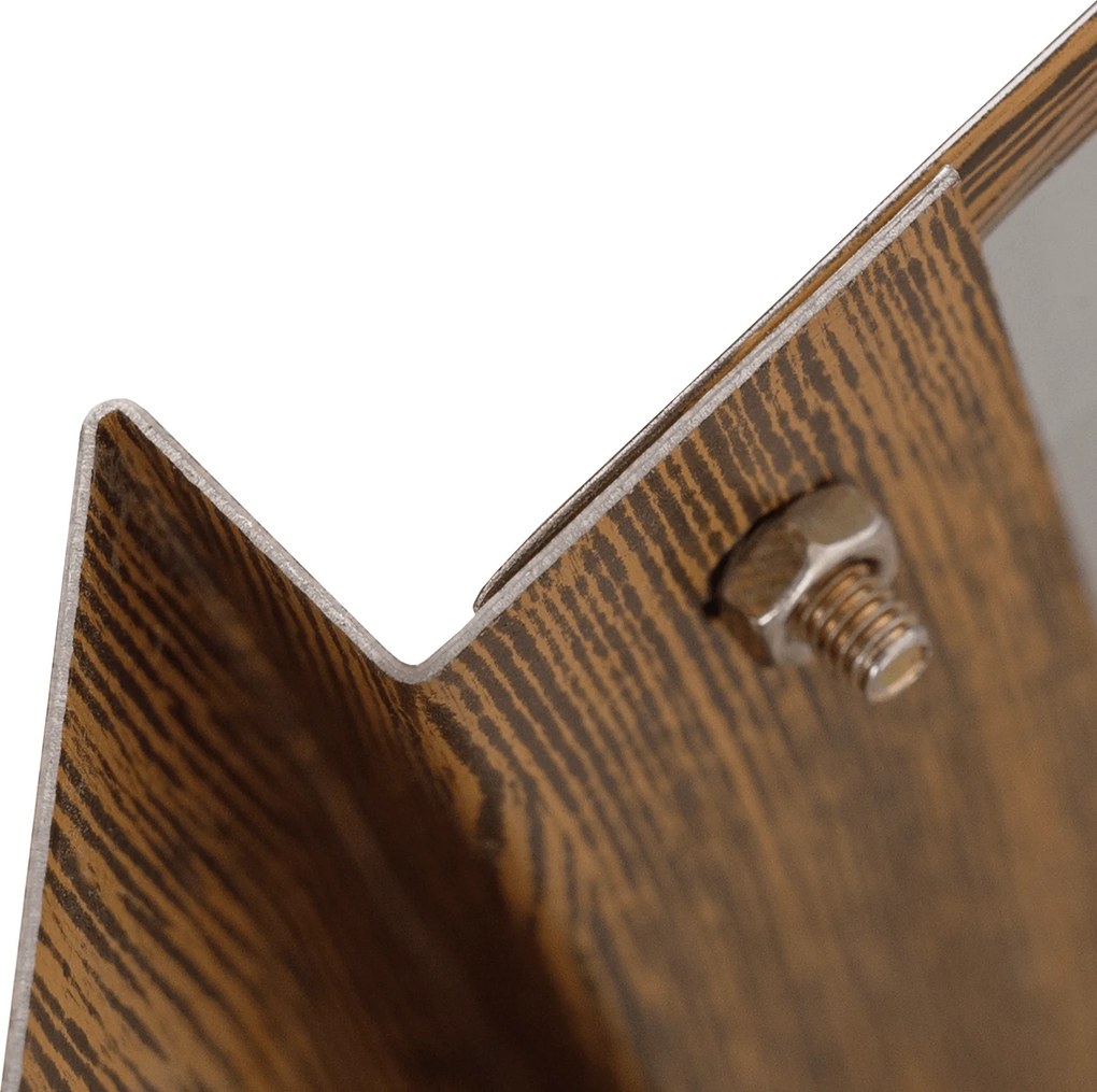 Magasított virágágy, barna, acél, NONKY TYP 3