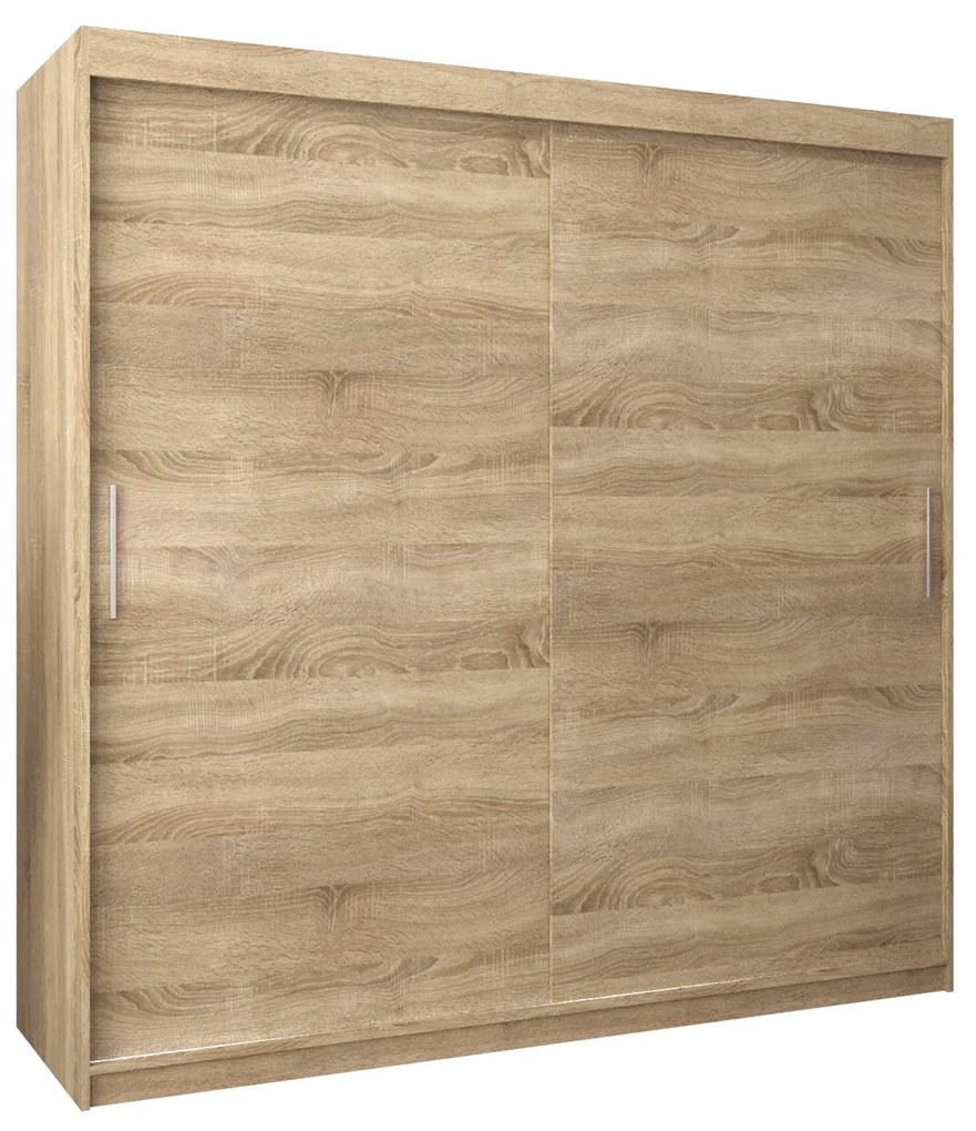 Ruhásszekrény 200 cm Toki (szonoma tölgy + szonoma tölgy). 1064858
