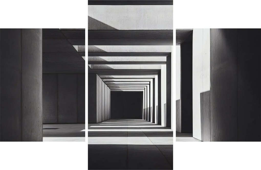 Kép - Négyzet alakú alagút (90x60 cm)