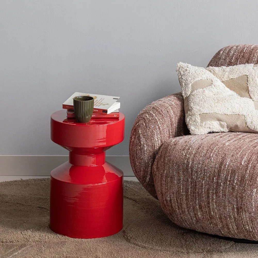 Fém kerek tárolóasztal ø 30 cm Ferry – WOOOD