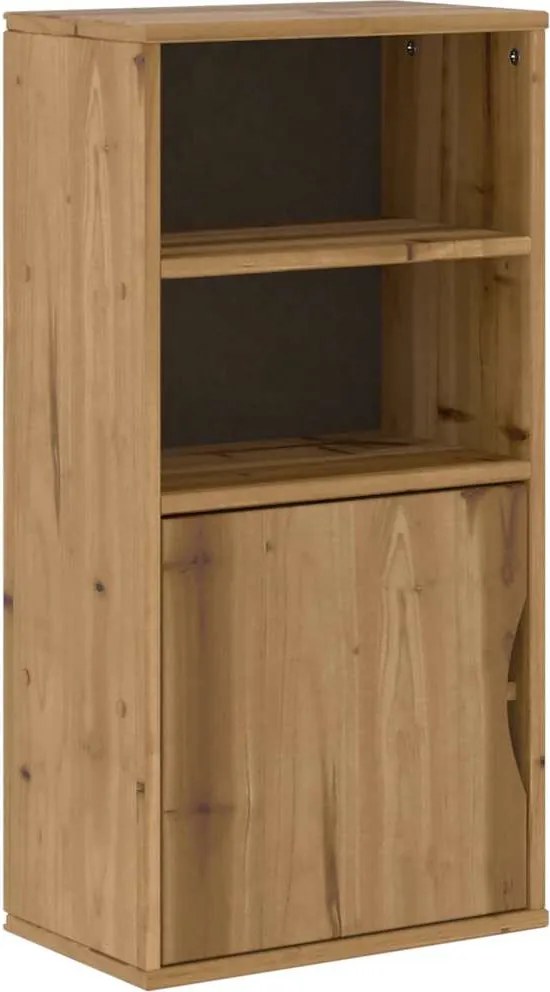 vidaXL oldalsó szekrény ODDA 40x24x79 cm tömörfa fenyőfa