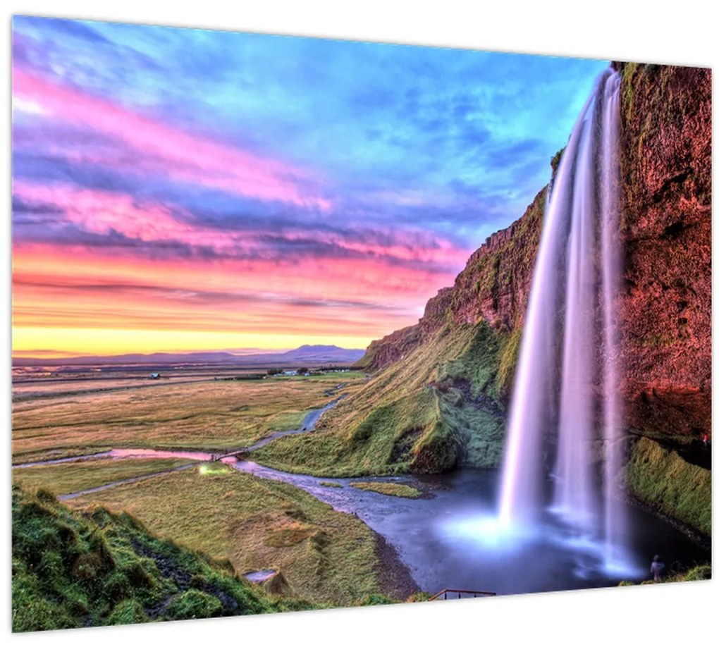 Kép - Seljalandsfoss vízesés (70x50 cm)