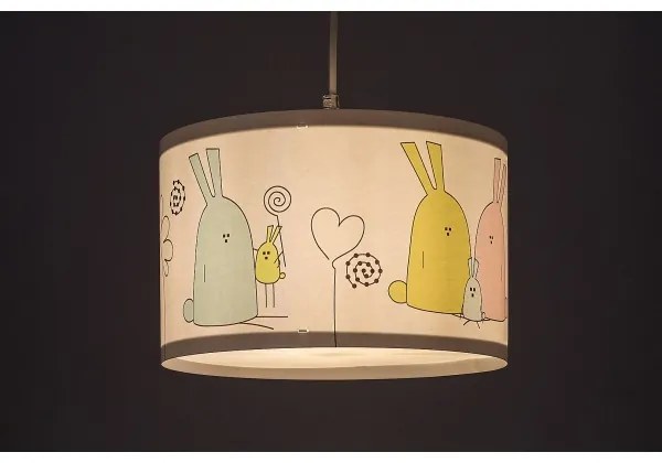 Rabalux 72166 - Gyerek csillár zsinóron FLAPPY 1xE27/40W/230V