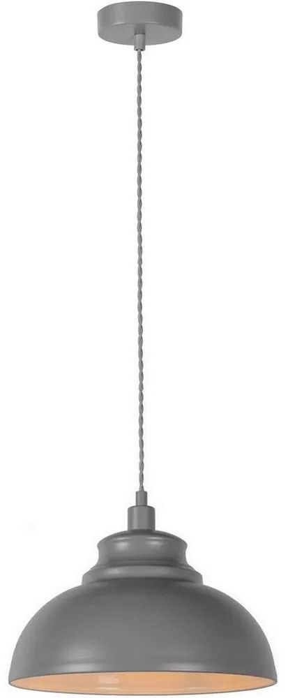 Lucide 34400/29/36 - Függeszték ISLA 1xE14/40W/230V szürke