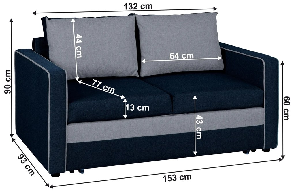 Széthúzható kanapé  Donda (inari 72 a 80) . 1063833