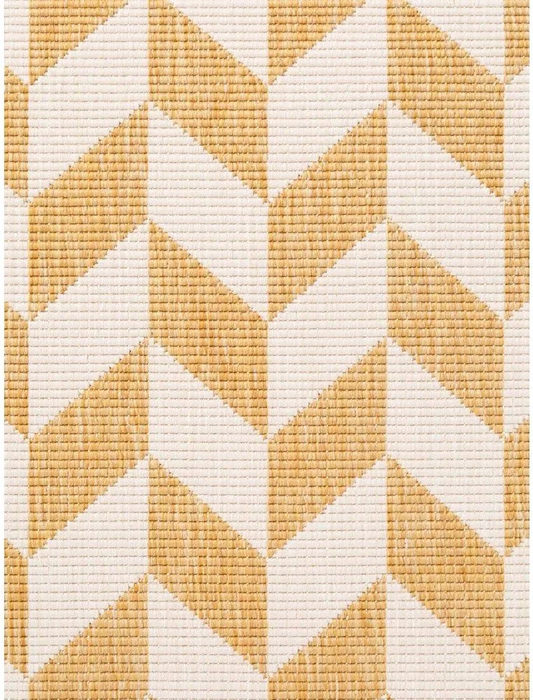 Okkersárga-krémszínű kültéri-beltéri futószőnyeg 80x200 cm Haringey Terrick – Ted Baker