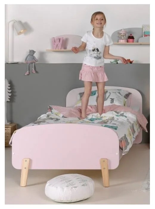 Kiddy rózsaszín gyerekágy, 200 x 90 cm - Vipack