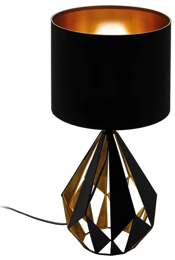 Eglo 43077 - Asztali lámpa CARLTON 1xE27/60W/230V