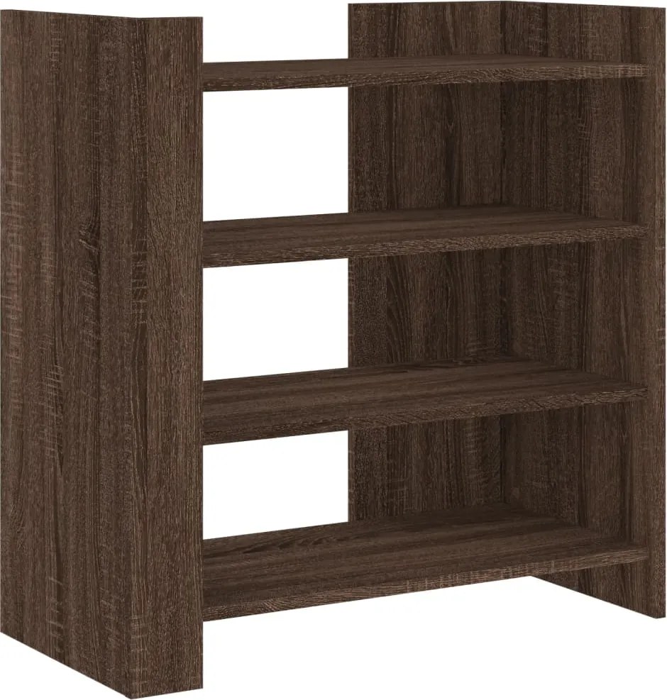 vidaXL barna tölgy színű szerelt fa tálalószekrény 73,5 x 35 x 75 cm