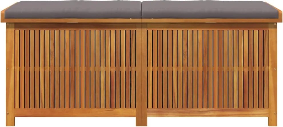 Tömör Akácfa Kültéri Párnatartó Láda 150X50X60,5 Cm