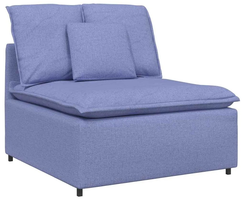 farmerkék moduláris kanapé középső modul párnákkal 100 cm