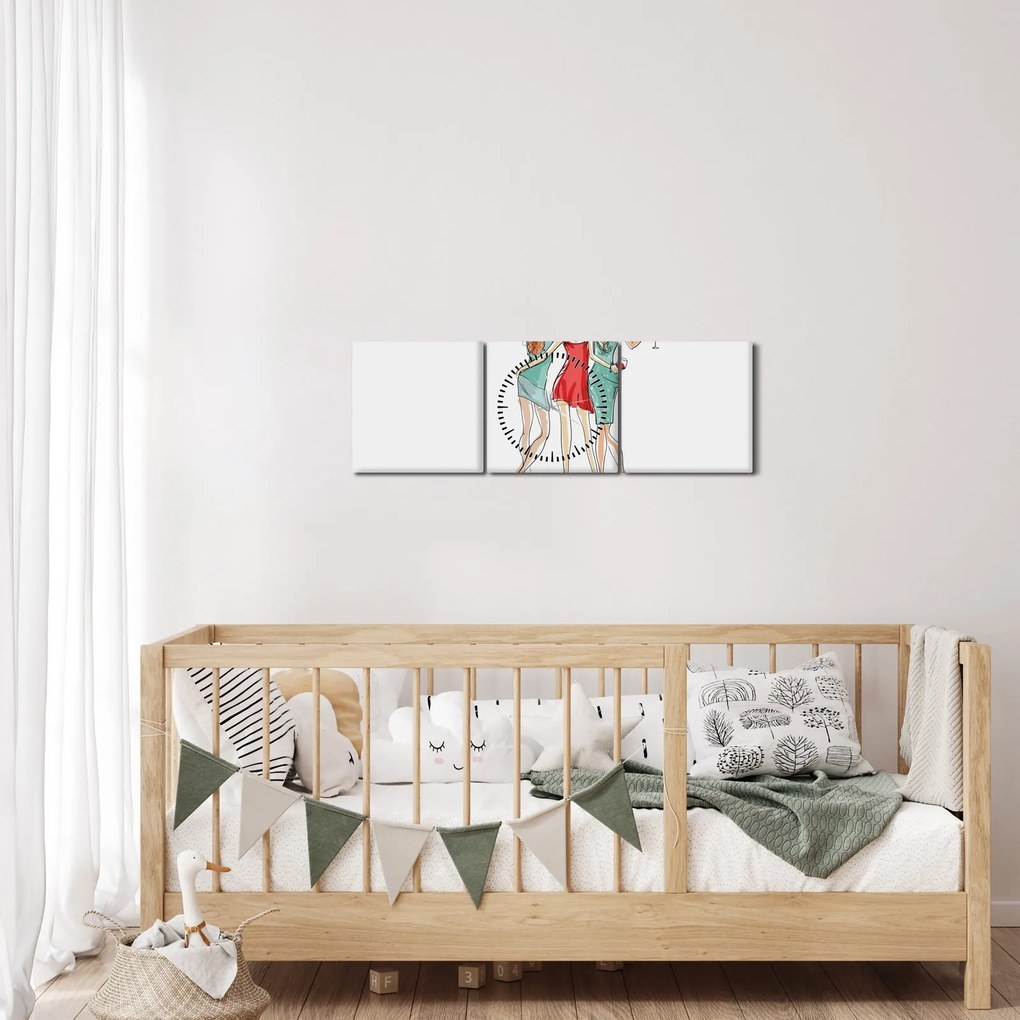 Kép - Örökké fiatal, örökké részeg (órával) (90x30 cm)