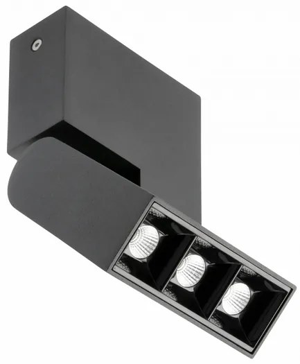 Lámpa Mennyezeti lámpatest SIERRA 8W 720lm, AC220-240V, 50/60 Hz,PF>0,5,Ra≥80,IP20,IK08,4000K,48°, fekete