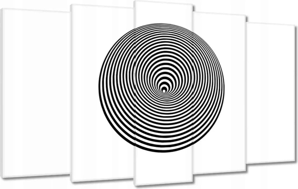 Festmények 100x60 Absztrakt fekete-fehér