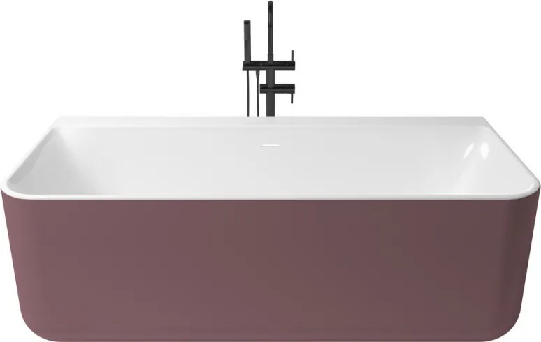Kivu Wall kád_80x175_Rosa Metallic/Blanco Brillo