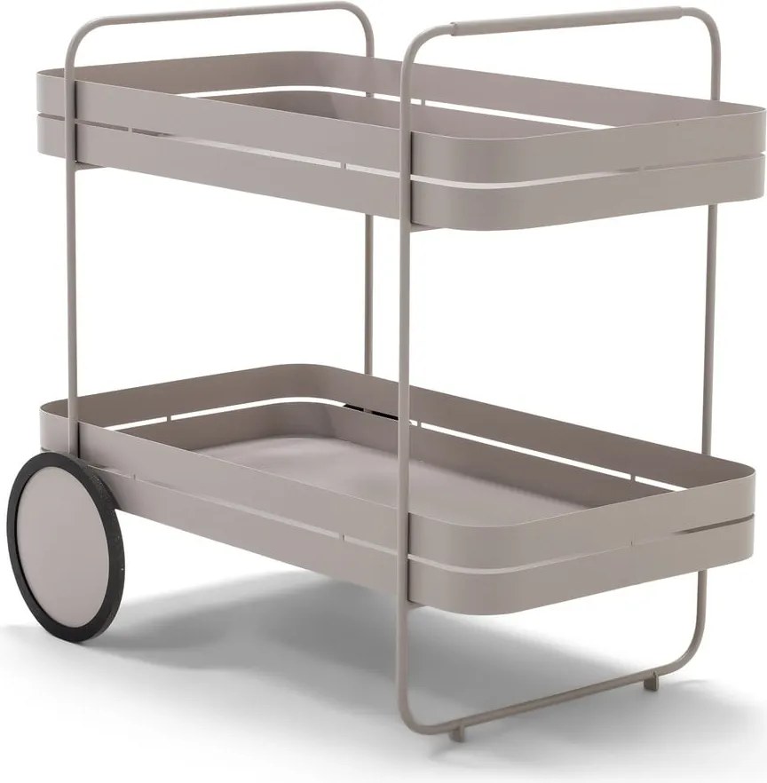 Fém gurulós zsúrkocsi 74x42 cm Gin &amp; Trolley – Spinder Design