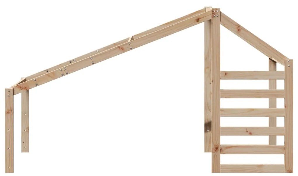 vidaXL tömör fenyőfa gyerekágytető 198 x 87 x 113 cm