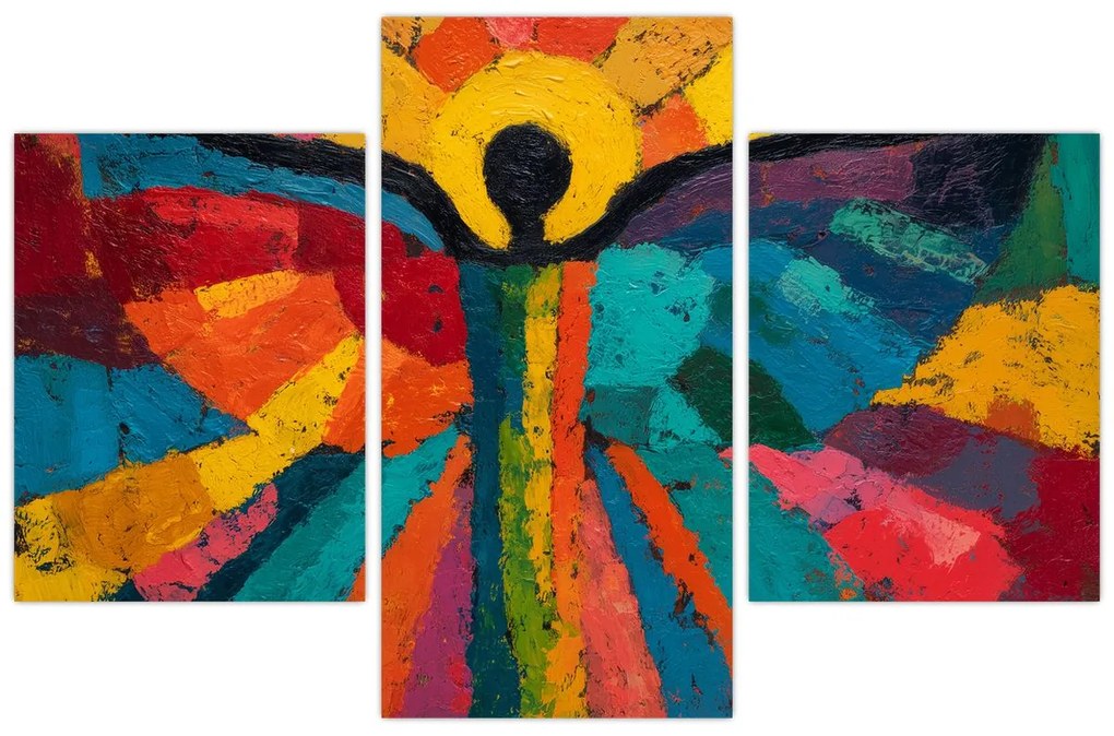 Kép - Festett angyal (90x60 cm)