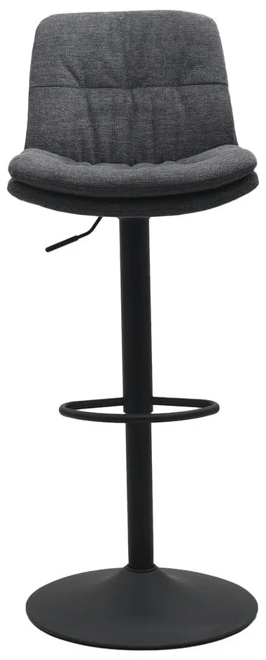 Sötétszürke állítható magasságú bárszék Colville – Unique Furniture